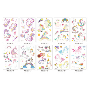 Tatuaggi temporanei per bambini all'ingrosso/tatuaggi <span class=keywords><strong>unicorno</strong></span> principessa tatuaggio temporaneo/autoadesivo del tatuaggio per i bambini - Product Image 3