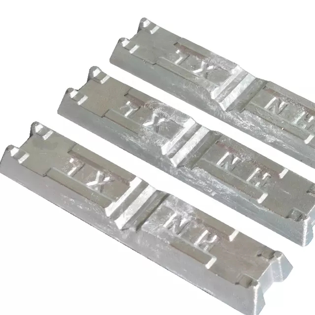 Китайский производитель, цинковый сплав, замак, 3 слитки для изготовления литья под давлением из цинкового сплава