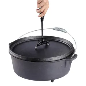 Handi Biryani olla de cocina al por mayor fogata Horno Holandés