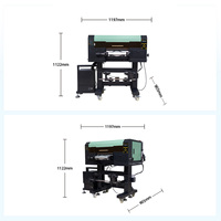 Impresora UV DTF Senchro Nueva A3 de 300 mm con Cabezal de Impresión I1600/I3200, 2 en 1, Laminación, Tinta en Rollo, 1 Año de Garantía, Automática