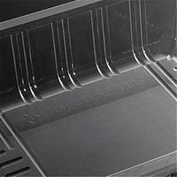 Conteneurs en plastique transparents rectangulaires jetables en PET pour l'emballage de biscuits et de nourriture, taille personnalisable (220*170*50mm), vente en gros en Chine