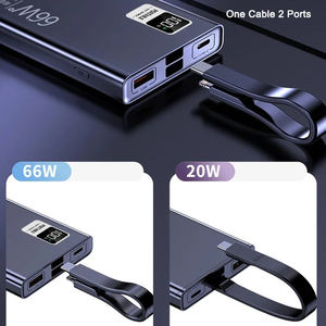 Banque de puissance intelligente portable <span class=keywords><strong>compatible</strong></span> PD + QC 20W + 22.5W certifiée KC 30000mah 20000mah Station d'alimentation multi-appareils à charge rapide - Product Image 6