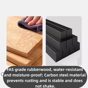 Villa pour chat moderne en bois massif et métal, grande <span class=keywords><strong>cage</strong></span> de luxe d'intérieur avec nid panoramique rond, maison pour animaux toutes saisons - Product Image 6