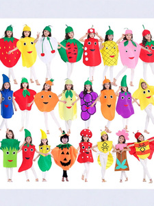 Disfraces de Frutas y Verduras para Halloween, <span class=keywords><strong>Trajes</strong></span> para Actuaciones del Día del Niño, Disponibles en Poliéster, Unisex, Venta al Por Mayor, Conjuntos para Padres e Hijos - Product Image 2