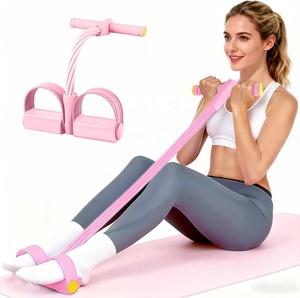 <span class=keywords><strong>Banda</strong></span> de Resistencia con Pedal y Agarraderas, <span class=keywords><strong>Banda</strong></span> Elástica para Abdominales, Equipo de Fitness con 6/8 Tubos para <span class=keywords><strong>Abdomen</strong></span>, Cintura, Brazos y Piernas - Product Image 2