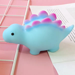 Juguete Antiestrés de Silicona Suave con Purpurina, Diseño Único y Creativo de Dinosaurio con Ventilación, Bola de Mochi, Lindo Juguete para Apretar y Descomprimir - Product Image 6