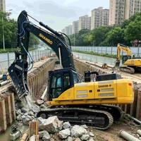 Excavatrice sur chenilles hydraulique de 55 tonnes, 400 CV, modèle SH600-9, pour travaux de construction – Vente chaude directe usine Chine