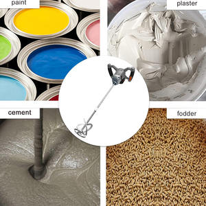 Multifunktion ales Elektro werkzeug Tragbarer schnur loser elektrischer Farb mischer Handgriff Dual Paddle <span class=keywords><strong>Cement</strong></span> <span class=keywords><strong>Mixer</strong></span> - Product Image 6