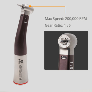 Tandheelkundige 1:5 Vezel Optische Elektrische Motor Toenemende Contra Hoek Lage Snelheid Handpiece Tips Gebruikt Voor E-Type Micromotor - Product Image 3