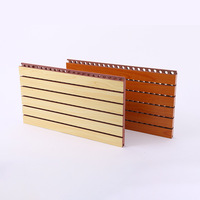 Panneau insonorisant en bois pour décoration murale Studio d'enregistrement Salle de réunion KTV Panneau insonorisant microporeux ignifuge