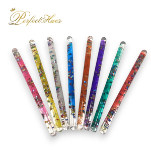 Manufacturer's Wholesale Classic Toys Mini Sensory Stick Plastic Color Glitter Wand for Sensory <b>Play</b> (BA-1103 spiral wand) - Product Image 2