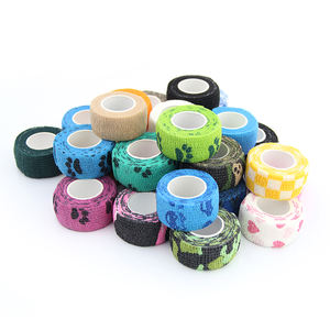 Tıbbi köpek yapışkanlı elastik bandaj baskılı pet bandaj at - Product Image 4