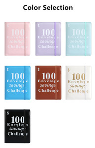<span class=keywords><strong>100</strong></span> Envelope Savings Challenge a6 Budget Binder Wallet Benutzer definierter monatlicher Budget planer - Product Image 5