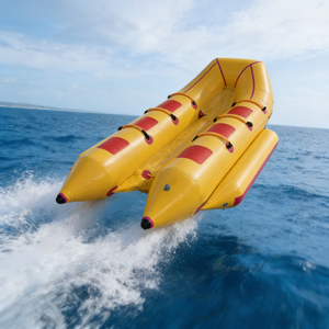 เรือกล้วยเป่าลมสำหรับ 6 คน ใช้สำหรับลากจูง ตกปลา และกีฬาทางน้ำสำหรับกลุ่ม - Product Image 6