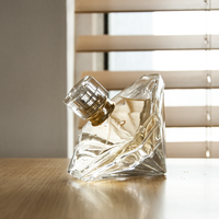 Nouveau flacon de parfum vide de 75ml 2022 en forme de diamant, vaporisateur de parfum personnalisé
