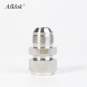 SS yüksek basınç düz birliği eşit indirgeme 2 yüksük basın tüp bağlantı parçaları bağlayıcı zeytin kesme halkası somun - Product Image 2