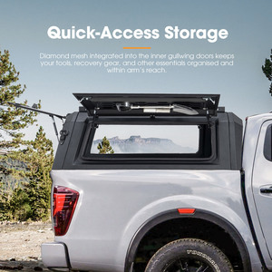 غطاء علوي صلب مقاوم للماء من سان هيما 4x4 مصنوع من سبائك الألومنيوم والفولاذ لشاحنات البيك أب، مناسب لفورد رينجر الجيل القادم 07/2022 - Product Image 5