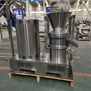 High Productivity Aloe Colloid Mill/household Silent Grinding Machine/100 Liter Peanut Butter Stationary Jacketed Pot Food