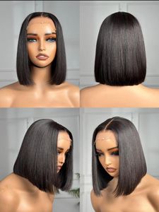 Parrucca Bob Corta Liscia Naturale all'Ingrosso, Super Double Drawn, Senza Colla, Originale Vietnamita, Capelli Umani, <span class=keywords><strong>Lace</strong></span> <span class=keywords><strong>Front</strong></span> - Product Image 3