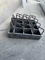 Grille en acier galvanisé prélaqué de 5 mm d'épaisseur en acier inoxydable pour quai, plateforme anti-corrosion et plancher de parking