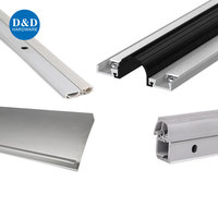 Seuil de cadre de porte intérieure design moderne Sceau de seuil de porte en aluminium pour immeuble de bureaux