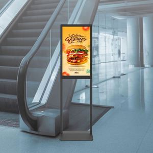 Digital Poster Indoor 1080P Advertising Display Portable Digital Display Iron <b>Frame</b> Signboard - Product Image 3
