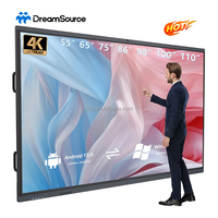 Tableaux blancs numériques interactifs à écran tactile Android/OPS, prix usine, 4K, 86, 55, 65, 75, 85, 98, 115 pouces