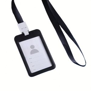 X527 Wholesale Factory Price Plastic Abs Sliding Design Id <b>Card</b> <b>Protector</b> Hot Selling Work <b>Card</b> Holder - Product Image 4
