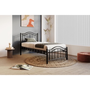 BELİNAY Struttura Letto in Metallo Durevole Silenziosa 6 Gambe di Supporto T 10 Listelli Profilati Altezza 28 cm Colori Opachi a - Product Image 1