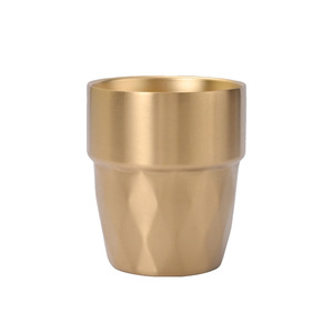 Stainless Steel Tumbler 304 Double Wall Vacuum Insulated Gold Silver For <b>Coffee</b> Tea Party Beverage Cup - Product Image 4