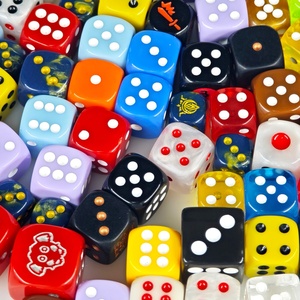 Juego de Dados Rosa Brillante, Colección de Dados, Regalo para Maestro de Juego de Rol, Dados Decorativos de Resina - Product Image 4