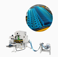 Machine de découpe et de pressage de ailettes pour climatiseurs/échangeurs de chaleur