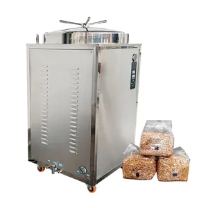 200L Large Vertical Myco Autoclave Sterilizer For Mushroom Substrate And Grain