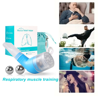 Entrenador Respiratorio Personalizable de Grado Médico OPEP con Vibración para la Eliminación de Mucosidad, Expansión de las Vías Respiratorias y Rehabilitación Pulmonar, con 3 Bolas de Acero