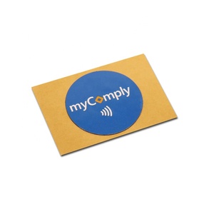 Custom coated paper HF RFID NFC NTAG215 <span class=keywords><strong>Anti</strong></span> metal tag - Product Image 1