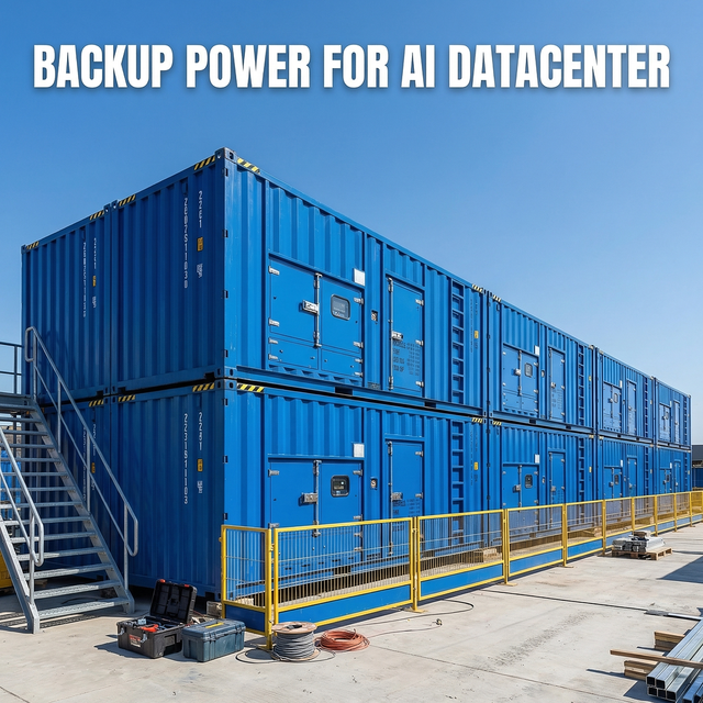 EPC Datacenter Diesel Generator 3000kva Auto Start Silent Type System Standby Duty Base Frame Fuel System for Industrial Use