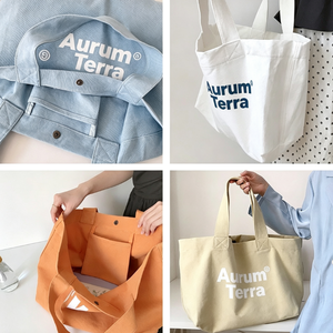 Sac fourre-tout en toile de coton avec logo personnalisé, 12 oz, 16 oz, sac de shopping réutilisable en gros, fabricant OEM - Product Image 2