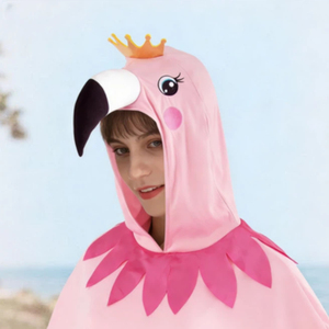 Disfraz <span class=keywords><strong>de</strong></span> Capa <span class=keywords><strong>de</strong></span> Flamenco para Halloween, Lindo Traje <span class=keywords><strong>de</strong></span> Cosplay con Temática Animal para Adultos - Product Image 3
