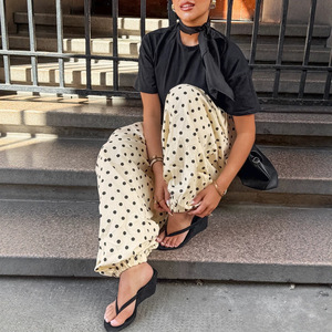 <span class=keywords><strong>Pantalones</strong></span> de Verano 2026 Nuevos con Estampado de Puntos Japoneses, <span class=keywords><strong>Pantalones</strong></span> Anchos Finos de Verano para Mujer, <span class=keywords><strong>Pantalones</strong></span> Harem de Talla Grande que Estilizan la Figura - Product Image 3
