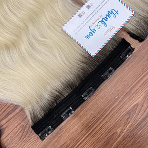 MEGA SOLDES Extensions de cheveux à clips, diverses couleurs, nombreuses textures, cheveux humains vietnamiens, extensions de cheveux humains, sans perte, sans nœuds - Product Image 1