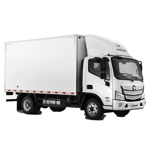 รถบรรทุกห้องเย็นรถบรรทุกขนส่งสินค้าแบบกล่องเดียวยี่ห้อ Foton