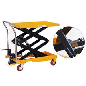 <span class=keywords><strong>Table</strong></span> élévatrice à ciseaux entrepôt main manuel <span class=keywords><strong>Table</strong></span> élévatrice à ciseaux mécanisme de levage chariot hydraulique fixe - Product Image 3