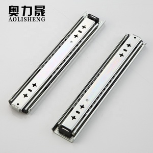 53mm largeur Télescopique de matériel de meubles Lourds Coulissant à roulement à billes pleine extension Ferroviaire 120kgs chargement tiroir Glissière - Product Image 6