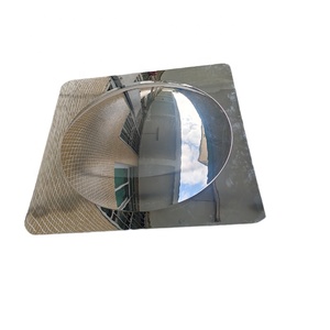 Panel de Espejo Decorativo Art Deco de Plástico Irrompible con 1 Burbuja y Luz LED Disco - Product Image 3