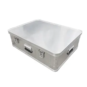 Caja de almacenamiento metálica de aluminio con cerradura para productos farmacéuticos de la Unicef