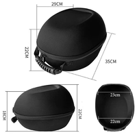 Sac multifonctionnel en EVA à coque rigide pour queue de moto Sac de rangement d'outils personnalisé pour casque Sac à bagages à usage spécial
