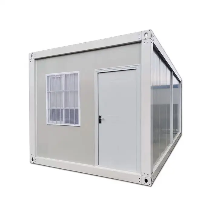 Easy To Install 20 Ft Foldable Refugee Houses Camps Temporary Shelter Site Office Prefab Folding Expandable Container House