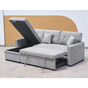 Linen Vải L Hình Dạng Ngồi Có Thể Ngả <span class=keywords><strong>Sofa</strong></span> Giường Đồ Nội Thất Phòng Khách <span class=keywords><strong>Sofa</strong></span> Giá Rẻ Giá Cắt <span class=keywords><strong>Sofa</strong></span> Giường - Product Image 6