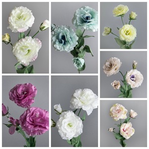 ดอกลิเซียนธัสประดิษฐ์ CallaFloral 4 หัว สีชมพู ฟ้า แชมเปญ ม่วง สำหรับตกแต่งบ้าน งานแต่งงาน - Product Image 3