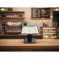 Système de point de vente tout-en-un 10,1 pouces à écran tactile, terminal de caisse, Windows/Android OS, processeur Intel I5, 1 an de garantie, directement de l'usine